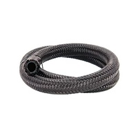 Torque Solution Nylon Braided Rubber Hose - -10AN 2ft (0.56" ID)