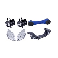 Torque Solution Engine / Trans / Blue Pitch Mount Kit w/ Mount Plates: Subaru WRX 2002-2014 / STi 2004+
