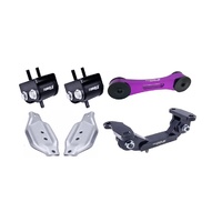 Torque Solution Engine / Trans / Purple Pitch Mount Kit w/ Mount Plates: Subaru WRX 2002-2014 / STi 2004+
