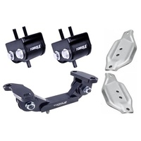 Torque Solution Engine / Transmission Mount Kit w/ Mount Plates: Subaru WRX 2002-2014 / STi 2004+