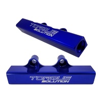 Torque Solution Top Feed Fuel Rails (Blue) - Subaru WRX 01-14, STI 01-19, LGT 07-12, FXT 06-13
