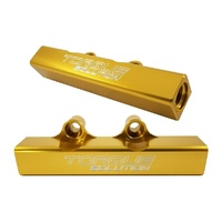 Torque Solution Top Feed Fuel Rails (Gold) - Subaru WRX 01-14, STI 01-19, LGT 07-12, FXT 06-13