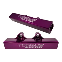 Torque Solution Top Feed Fuel Rails (Purple) - Subaru WRX 01-14, STI 01-19, LGT 07-12, FXT 06-13