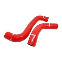 Torque Solution Radiator Hoses RED Subaru WRX/STI 08-14, Liberty 04-09, FXT 09-13