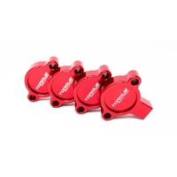 Torque Solution AVCS Cam Sensor Covers (Red) - Subaru WRX 2015+/BRZ/FR-S/GT86/FA Engines