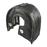 Torque Solution Thermal Turbo Blanket (Black): Fits T3, T3/T4, T25, T28, GT25, GT28, GT30, GT32, GT35, GT37 Turbo Back Housings