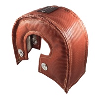 Torque Solution Thermal Turbo Blanket (Red): Fits T4 GT35 GT37 GT40 GT45 GT47 GT55