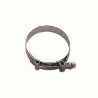 Torque Solution T-Bolt Hose Clamp: 4" Universal