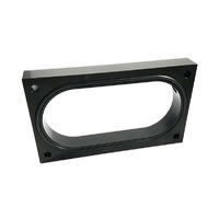 Torque Solution Throttle Body Spacer Black - Ford Mustang GT 05-10 (4.6L)