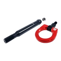 Torque Solution Front Billet Front Tow Hook Suit Subaru WRX STI 2015+ RED
