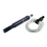 Torque Solution Billet Rear Tow Hook (Silver) - Subaru WRX/STI 2008-2014