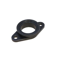 Torque Solution 38mm 2bolt to 38mm Vband MVS Wastegate Adapter - Universal