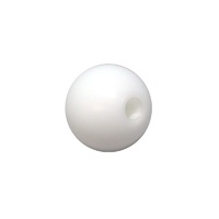 Torque Solution Delrin 50mm Round Shift Knob (White): Universal 10x1.5