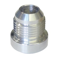 Torque Solution Weld On AN Flare Bung: Male -10 AN Aluminum Universal