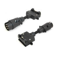 TAG Pulse Trailer Adapter-7 Pin Large Round Plug to 7 Pin Flat Socket