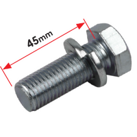Class 2 tow bar bolts-16 x 45mm Metric Zinc