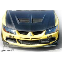 GENUINE Varis Carbon Front Lip For Mitsubishi Evo 8/8mr 4g63 VANI 033