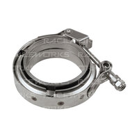 Raceworks 3.5" Stainless Quick Release V-Band Clamp & Flanges Kit  VBC-350