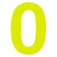 MVP CAMS Approved 15cm Day Glo Number 0