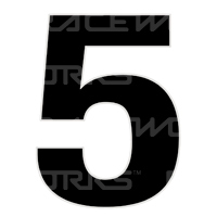 MVP CAMS Approved 28cm Black Number 5