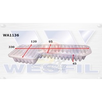 WESFIL AIR FILTER - WA1136