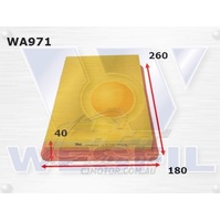 WESFIL AIR FILTER - WA971