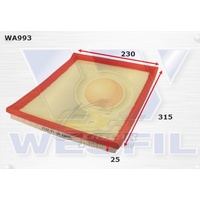 WESFIL AIR FILTER - WA993
