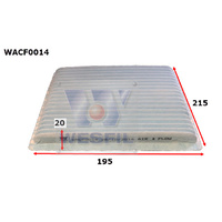 WESFIL CABIN FILTER - WACF0014