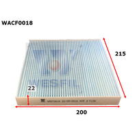 WESFIL CABIN FILTER - WACF0018