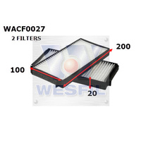 WESFIL CABIN FILTER - WACF0027