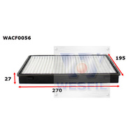 WESFIL CABIN FILTER - WACF0056