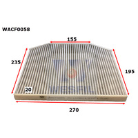 WESFIL CABIN FILTER - WACF0058