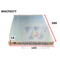 WESFIL CABIN FILTER - WACF0077