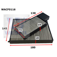 WESFIL CABIN FILTER - WACF0116
