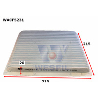 WESFIL CABIN FILTER - WACF5231