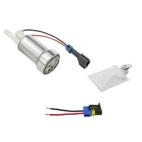 Walbro F90000285_45 HP Hellcat In-Tank Fuel Pump 470lph W/Fitting Kit (e85 Compatible) 45 Degree Str