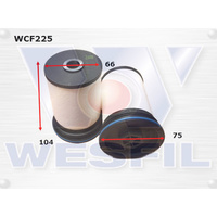 WESFIL FUEL FILTER - WCF225