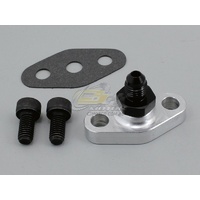 Oil Feed Fitting T3/T4 38mm Bolt Span -4AN