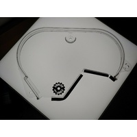 ZAKLEE Clear Timing Belt Cover FOR Dodge SRT4 EDV/EDT Clear Cam Gear Cover
