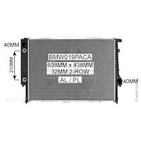 Adrad Radiator - BMW019PACA