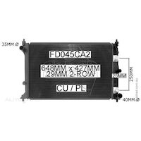 Adrad Radiator - FD045CA2