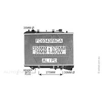 Adrad Radiator - FD9343PACA