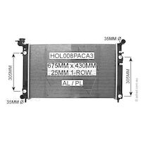Adrad Radiator - HOL008PACA3