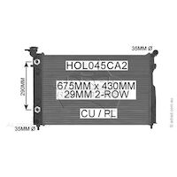 Adrad Radiator - HOL045CA2