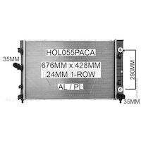 Adrad Radiator - HOL055PACA