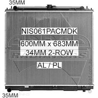 Adrad Radiator - NIS061PACMDK