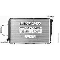 Adrad Radiator - SUB012PACAK