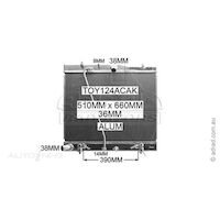 Adrad Radiator - TOY124ACAK