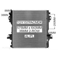 Adrad Radiator - TOY157PACMDK