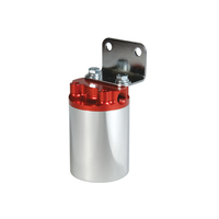 AEROMOTIVE 10 Micron, Red/Polished Canister Fuel Filter(12308)